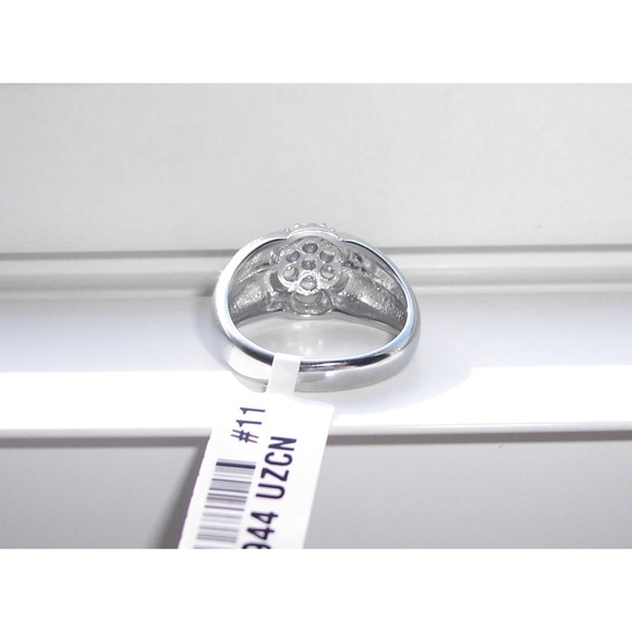 STAINLESS STEEL Men’s AAA Grade CZ Cluster Ring - Picture 11 of 14